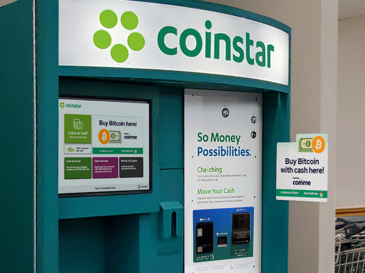 Coinstar Kiosk - Bitcoin ATM